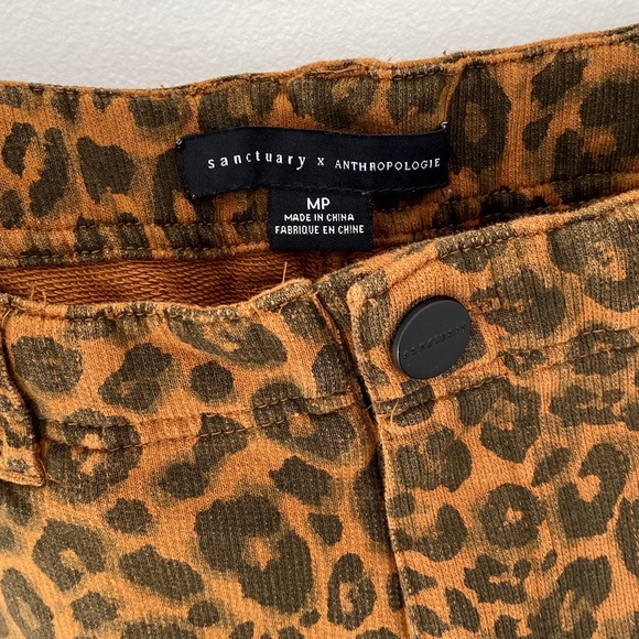 Sanctuary x Anthropologie Leopard Print Joggers MP - Picture 5 of 11